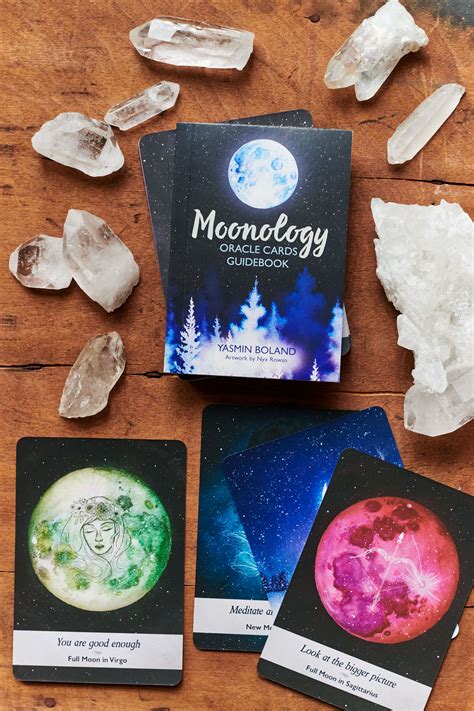 Lunar energy divination cards